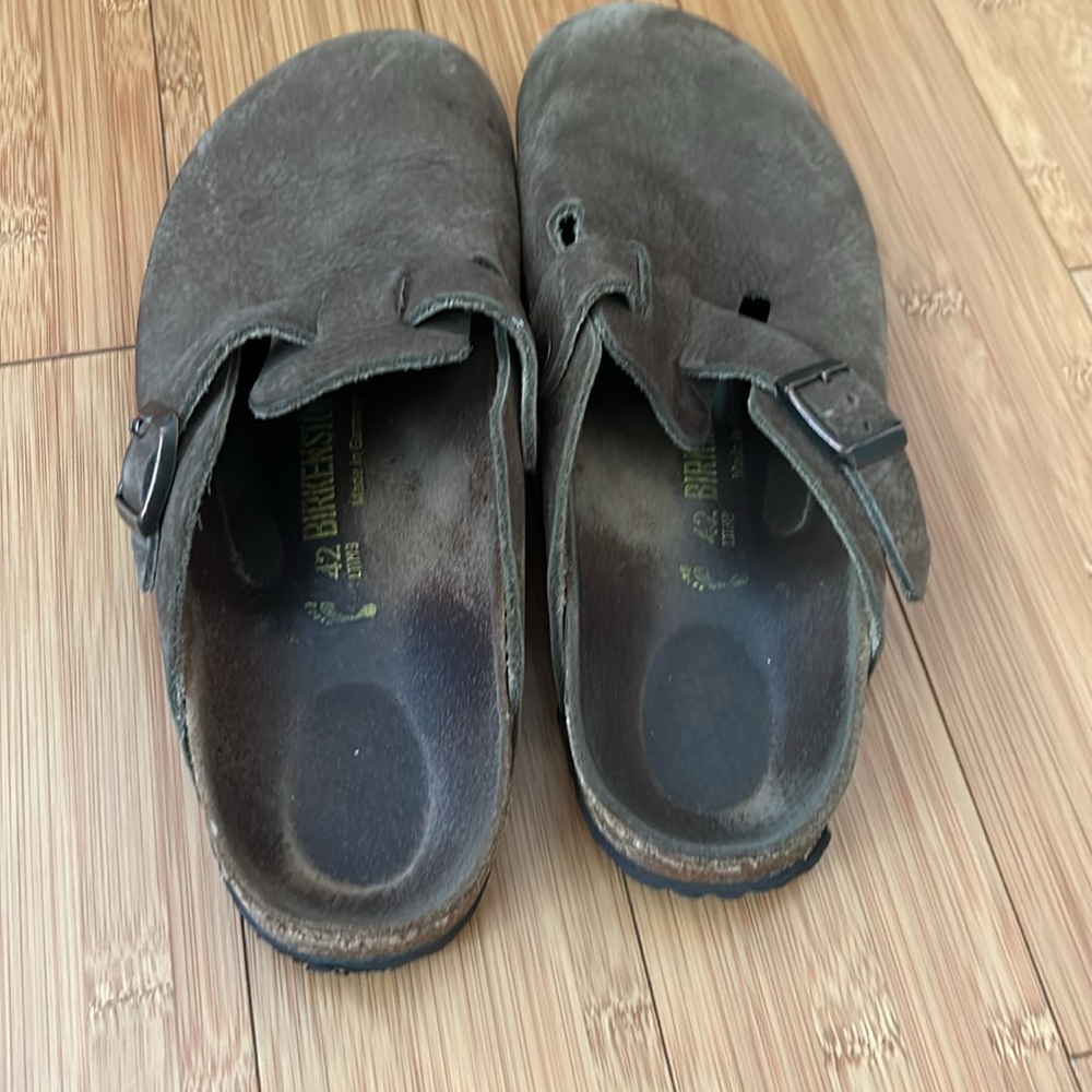 Birkenstock Clogs, Oiled Leather Soft Footbed - Picture 3 of 4